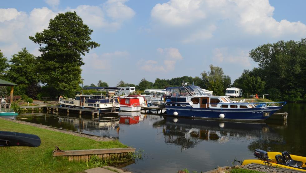 Bottshafen and camping Eldena boat dock, © Eckhard Witte