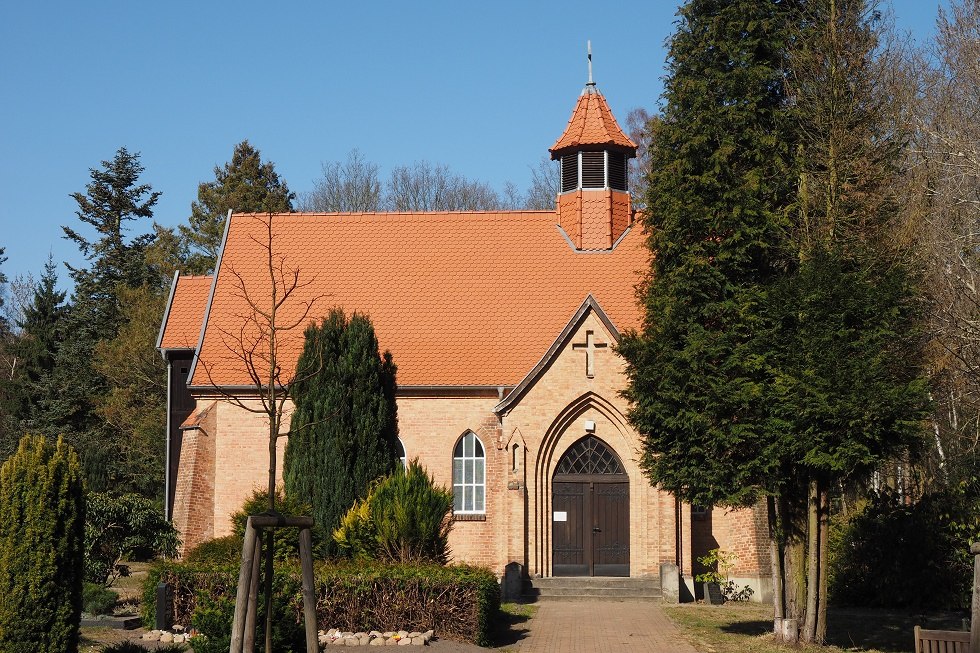 Church from the south side with entrance portal, © Frank Burger