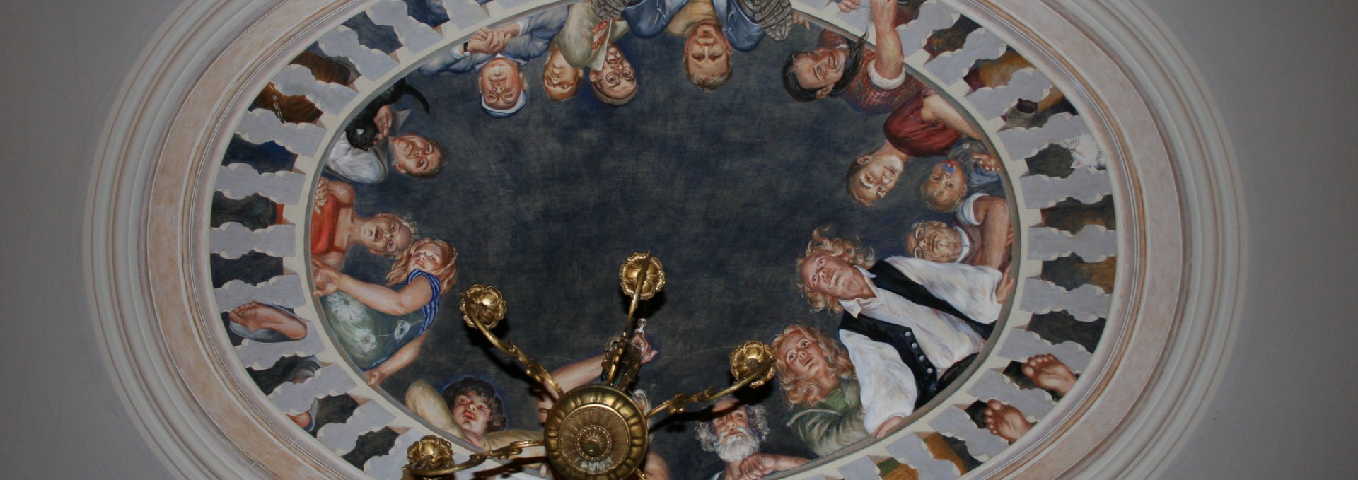 Ceiling painting in Heinrichsruh manor house, © Tourismusverband Vorpommern e.V.