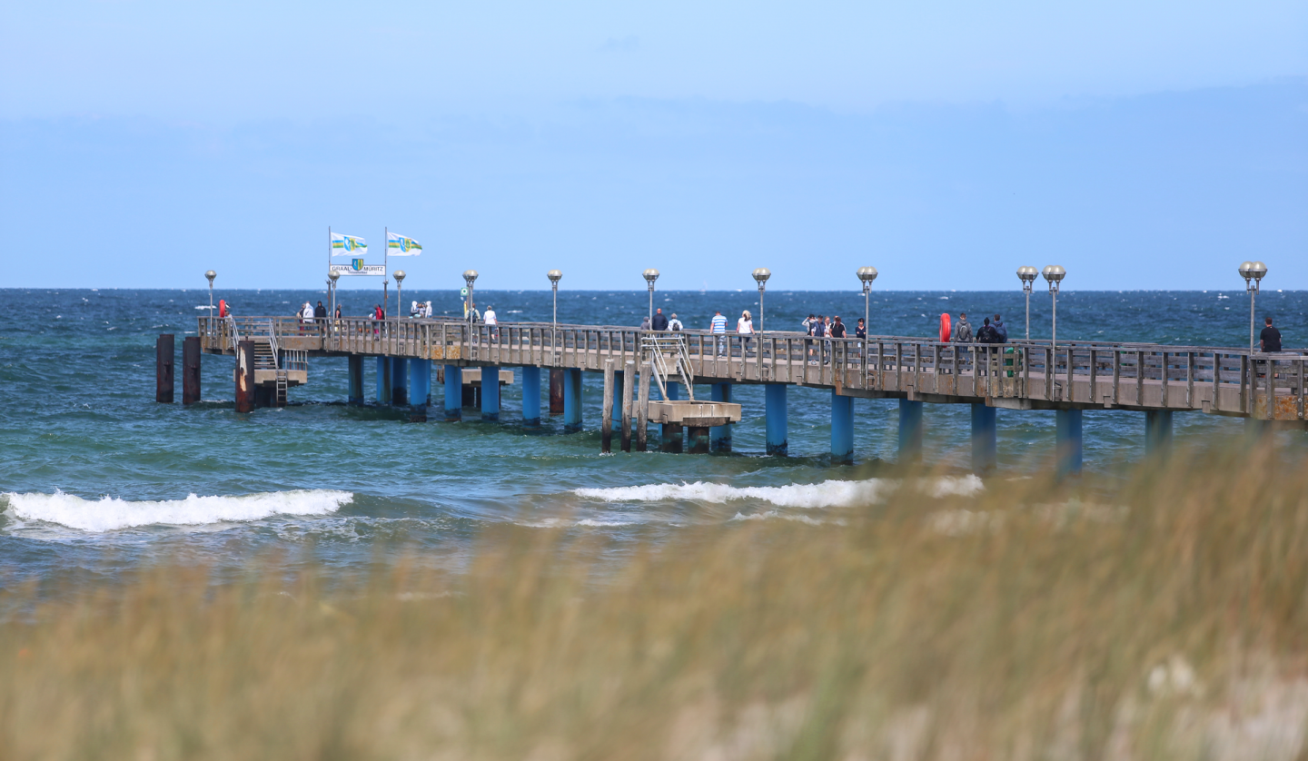 Seebrücke Ostseeheilbad Graal-Müritz, © TMV/Gohlke