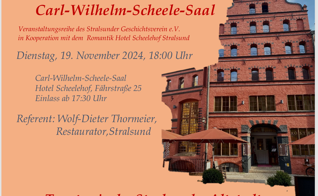 Event poster, © Stralsunder Geschichtsverein e.V.