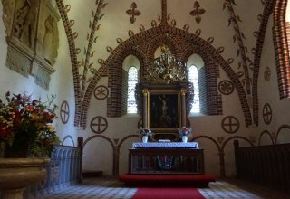 Remains of a Gothic figurative painting from the end of the 14th century, © Amt Recknitz-Trebeltal