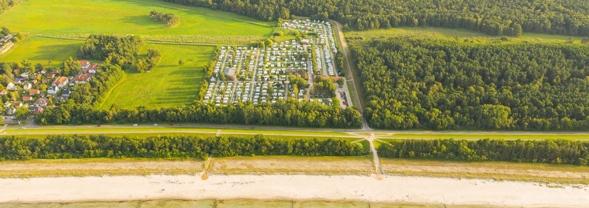 Aerial view Camping Am Freesenbruch