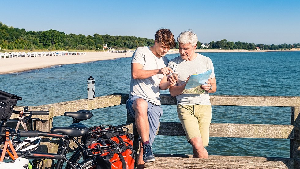 A stop on the pier in Boltenhagen, © TMV/Süß