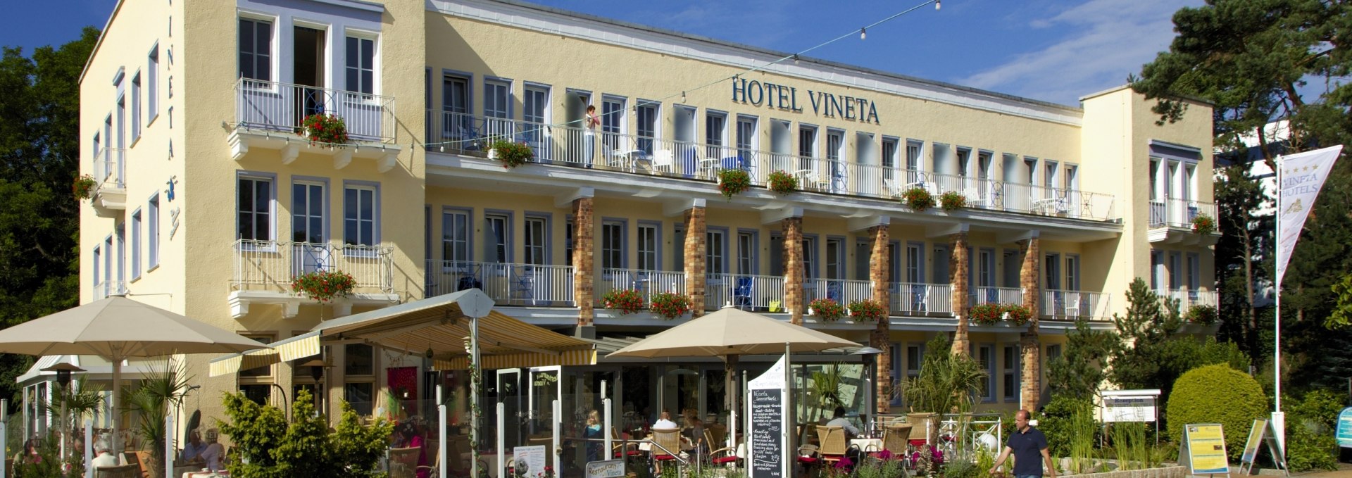 Directly on the beach promenade - parent house of Vineta Hotels., © Vineta Hotels