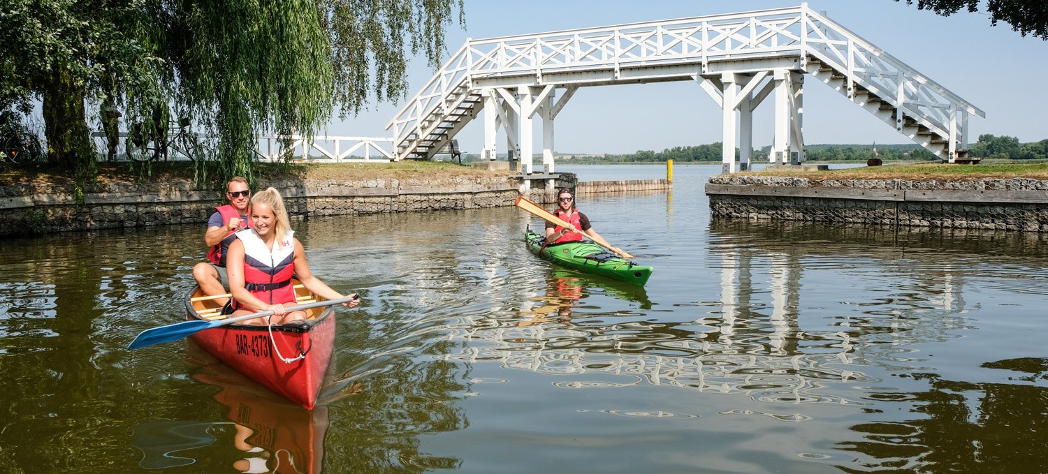 White bridge Zierker See, © Stadt Neustrelitz