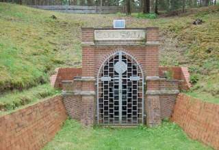 The restored mouth of the Marienstollen is a reminder of mining near Malliß., © Gabriele Skorupski