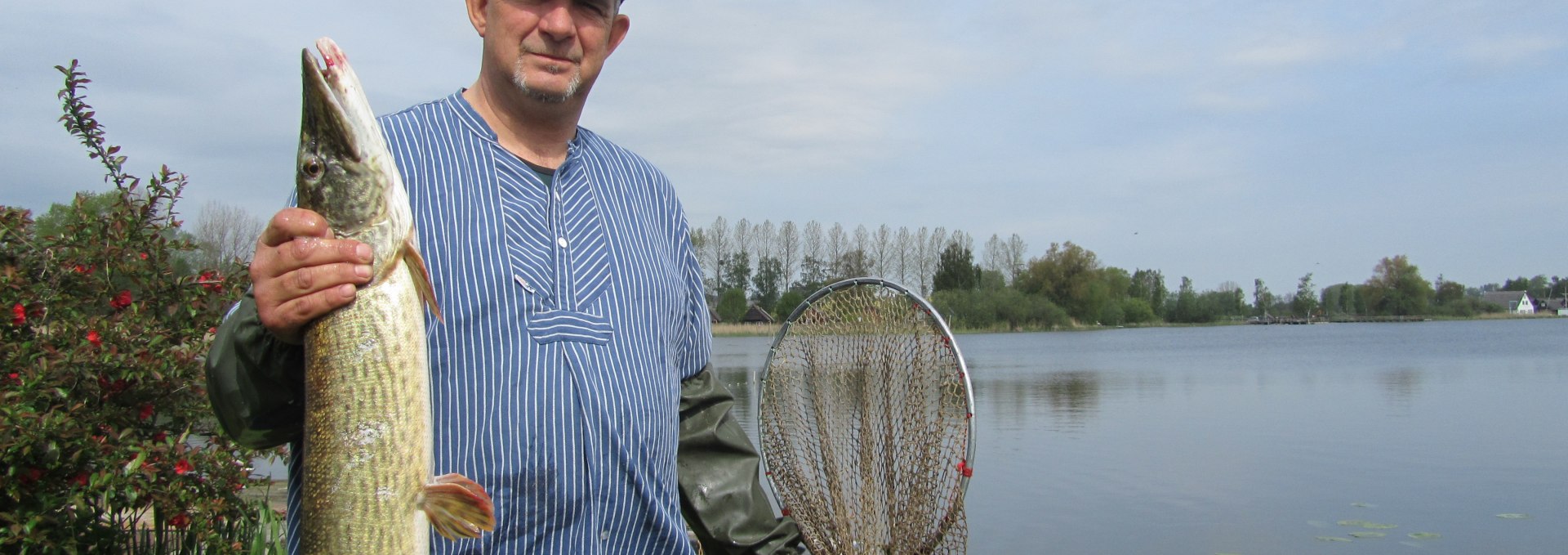 Fisherman Jens nozzle with Teterow pike, © Jana Koch