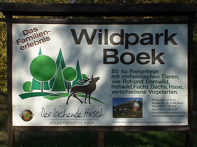 Boek Wildlife Park, © TDG Rechlin mbH