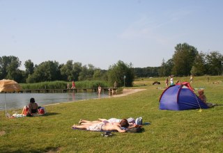 Lawn on the beach, © Gemeinde Eixen