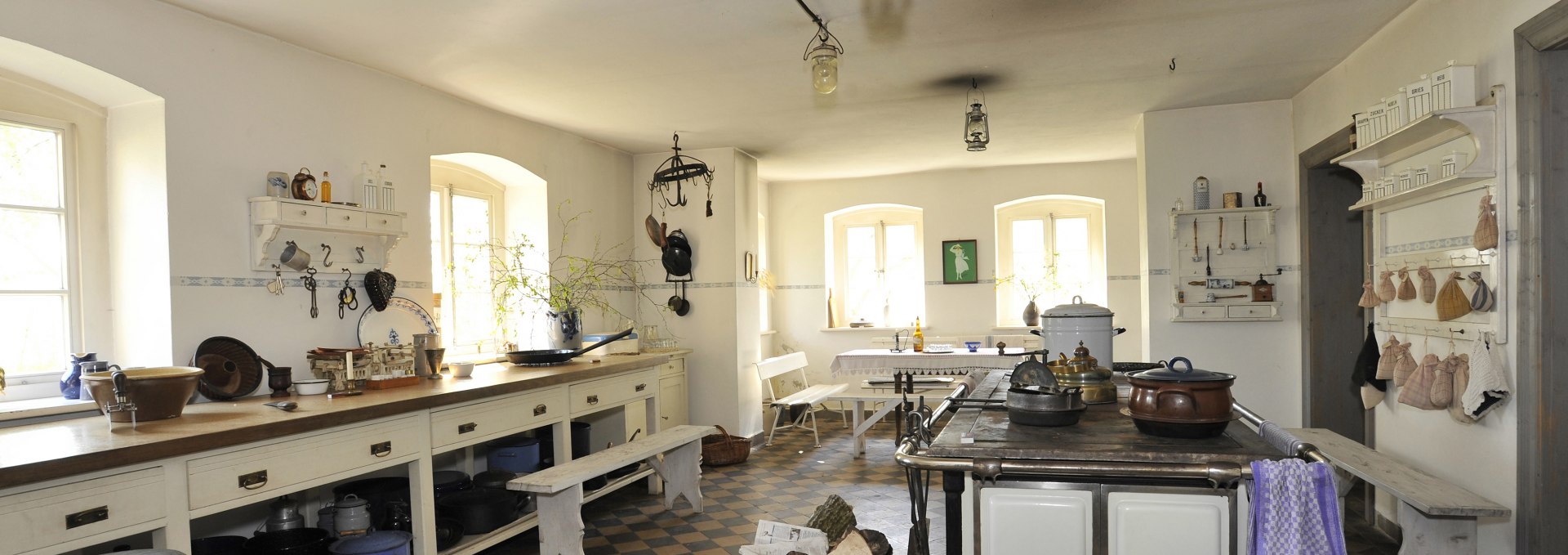 Old manor kitchen, © Gutshaus Belitz