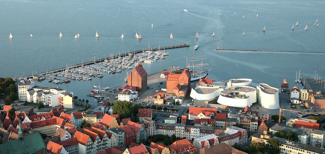 View of Stralsund harbor island, © Tourismuszentrale Hansestadt Stralsund