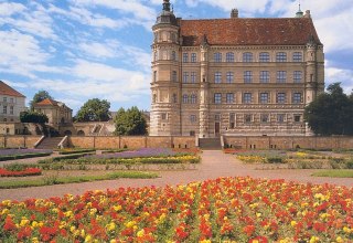 View castle garden, © Stadt Güstrow