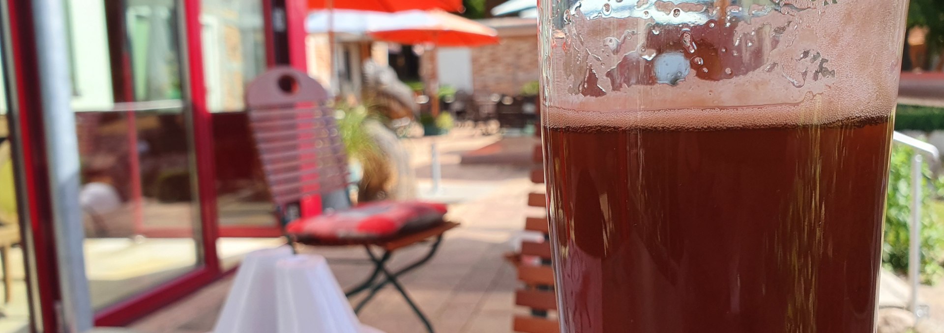 In summer enjoy the refreshments on the garden terrace, © Sabine Maus