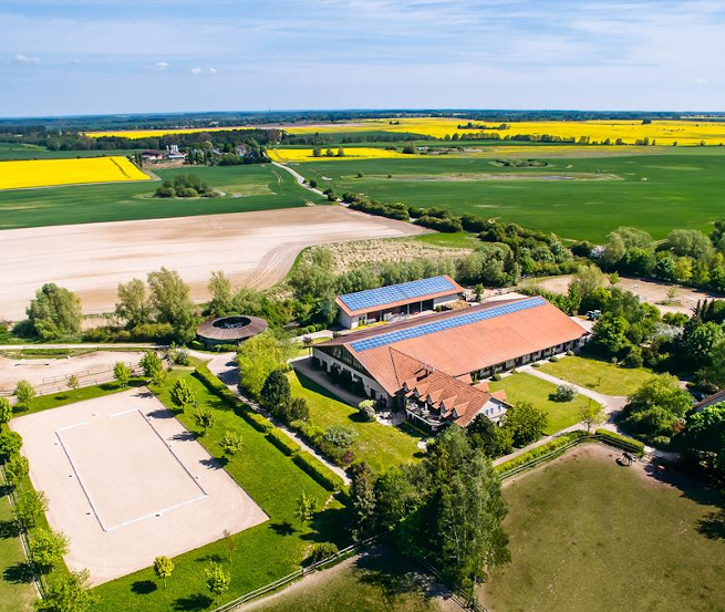 View over the Peenetal farm and the adjacent Kummerow Lake, © J. Bombis