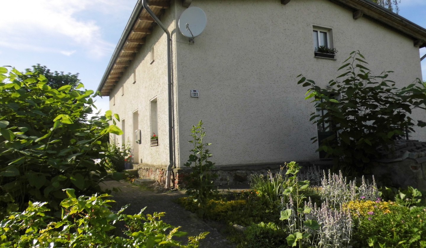 Entrance to the vacation apartment Gutshof Lebehn, © Claudia Flemming