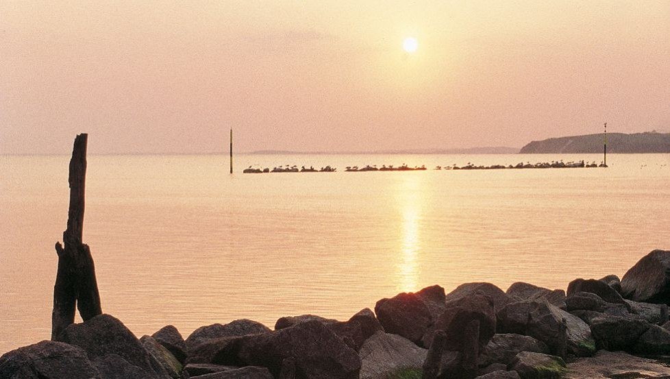 Sunset over the Jasmund Bodden, © TMV/Agentur Waterkant