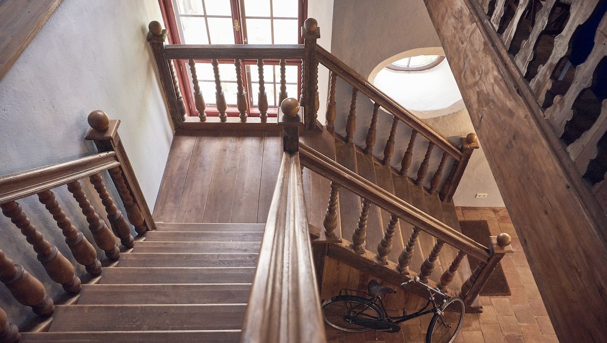 Staircase of Schmarsow Castle in the Tollensetal valley, © TVV/Pocha Burwitz