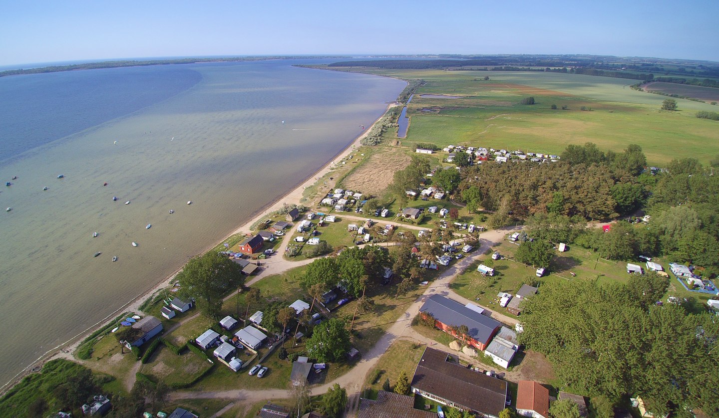 Aerial view of the campsite, © Jennifer Neumann