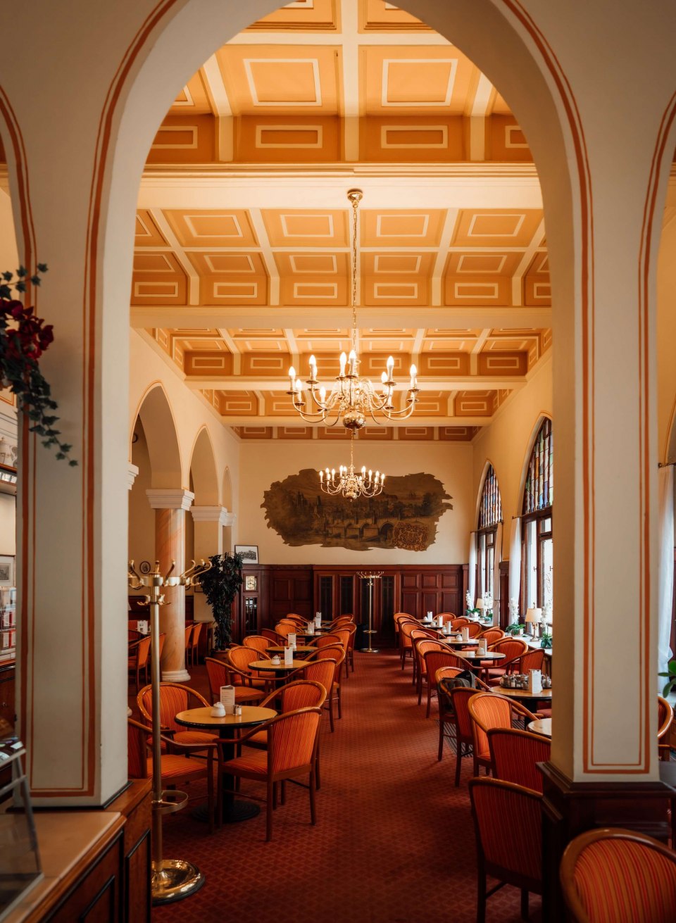 Café Prag in Schwerin from the inside