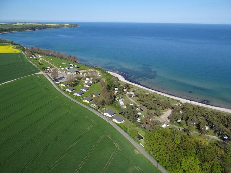 Aerial view KNAUS Camping and Holiday Home Park Rügen, © Helmut Knaus KG