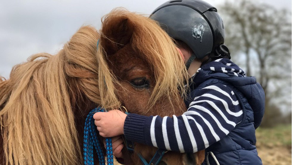 Even for the little ones can be found a pony to cuddle, © Reitanlage Rodenberg