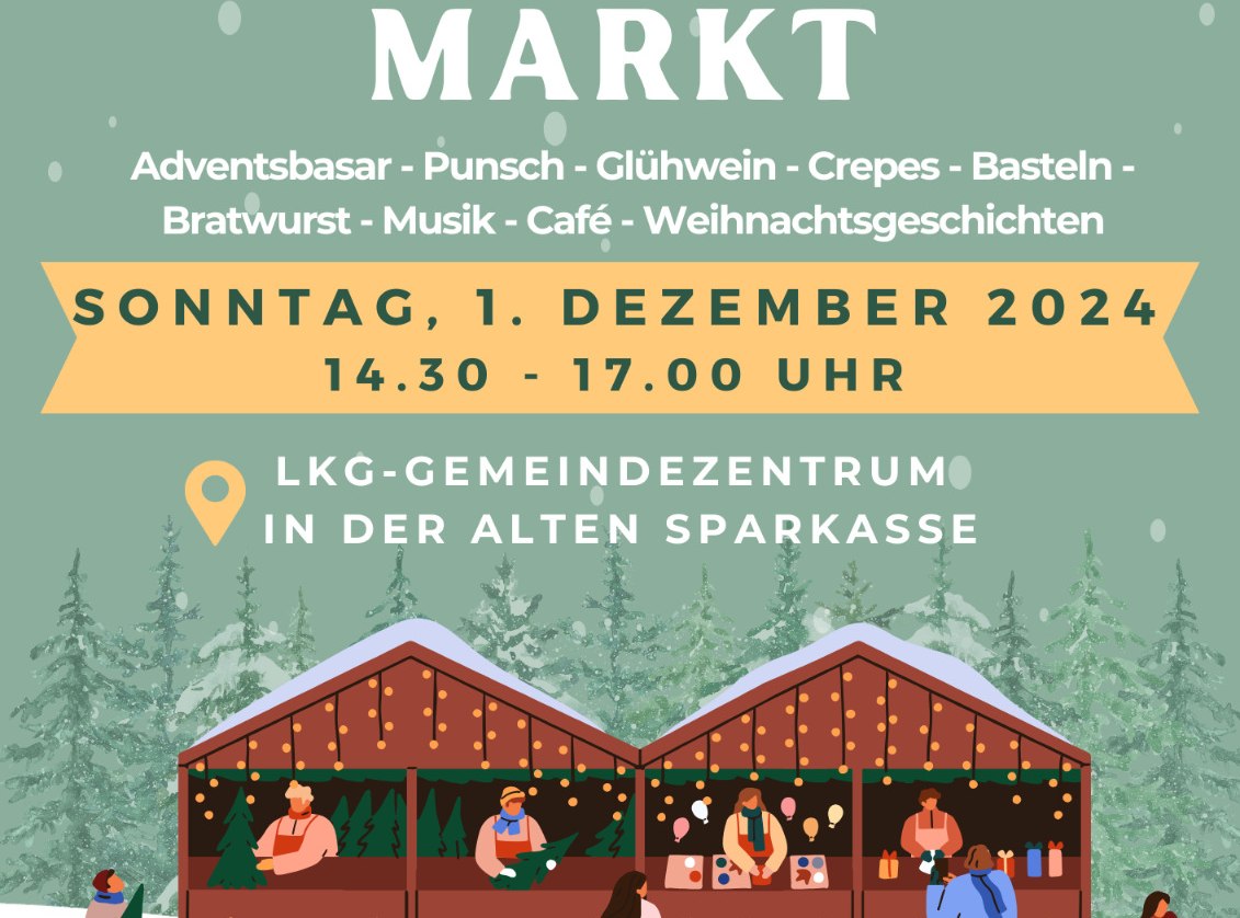 Advent market flyer, © Ina Broers