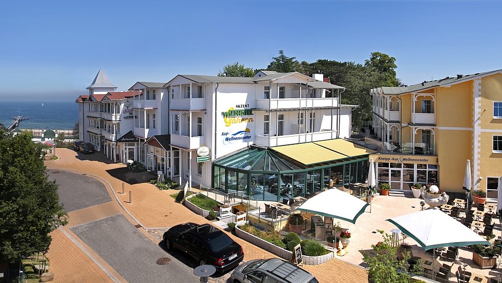 The AKZENT Waldhotel Göhren on the Island of Rügen directly on the beach, © AKZENT Waldhotel Göhren GmbH