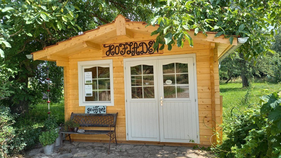 The small farm shop is located directly on the organic farm Peitz., © Mirja Peitz