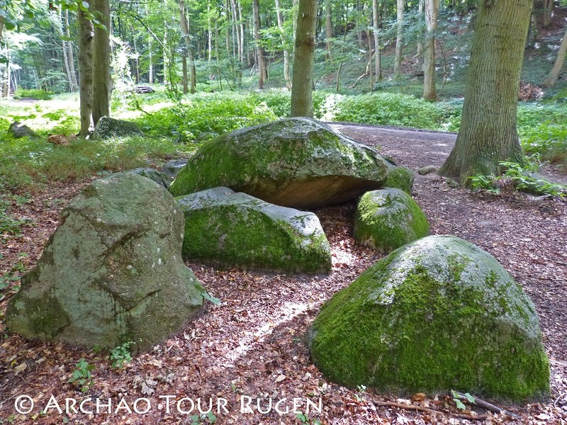 some of the stones of the "duke's tomb" still preserved today, © Archäo Tour Rügen