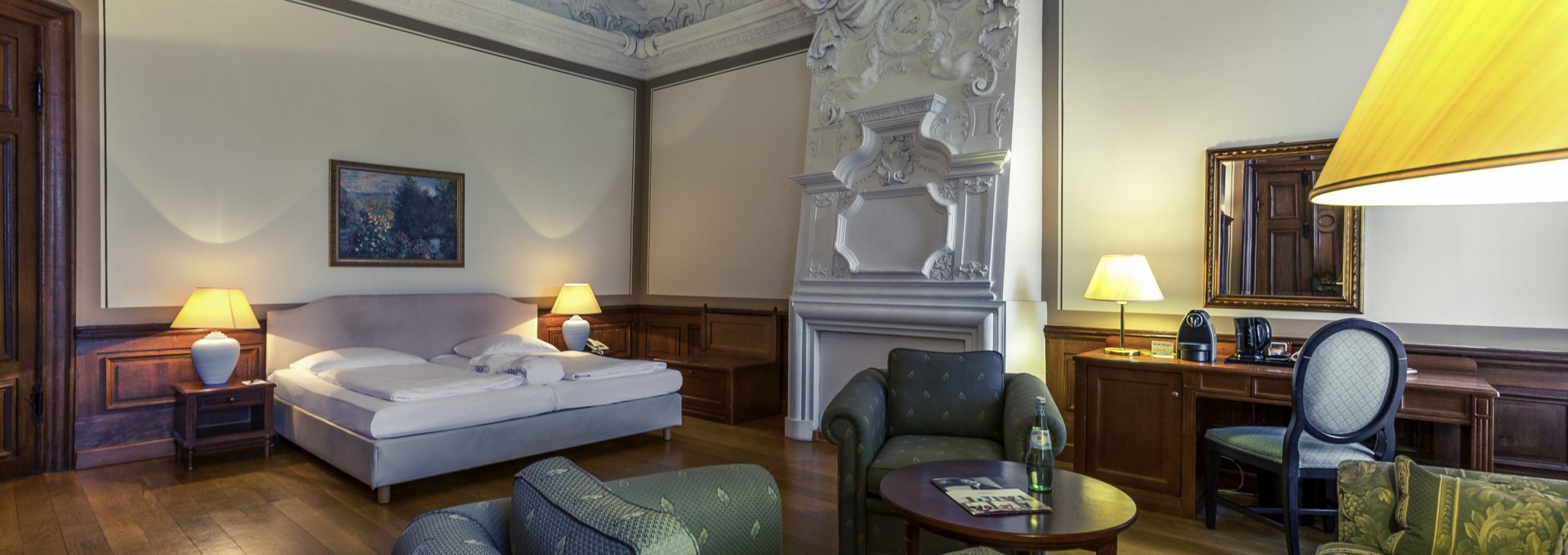 Suite in Hotel Schloss Neustadt-Glewe, © Hotel Schloss Neustadt-Glewe