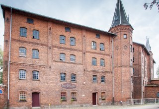 the water mill Bützow from the street side, © Frank Burger