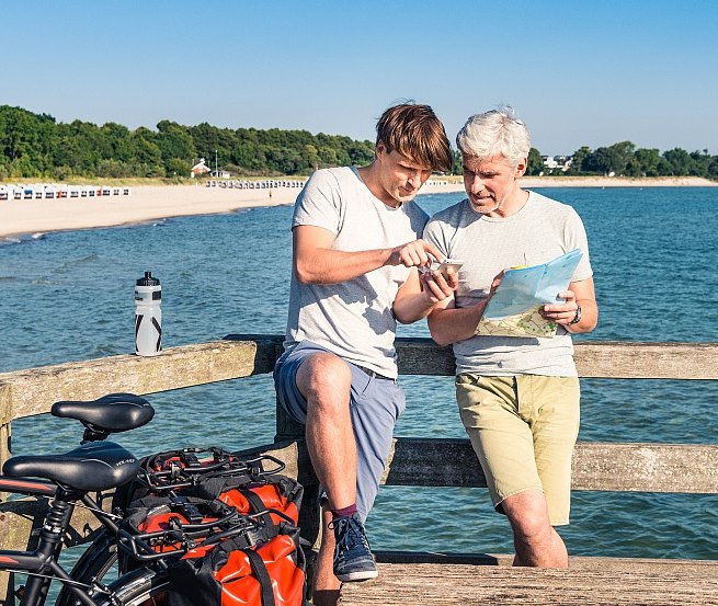 A stop on the pier in Boltenhagen, © TMV/Süß