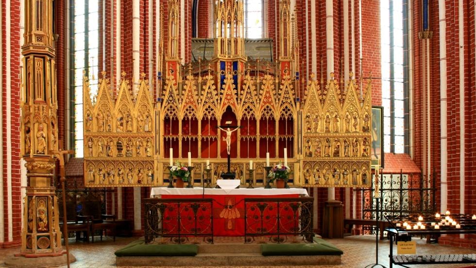 High altar and sacrament tower, © Martin Heider, Bad Doberan