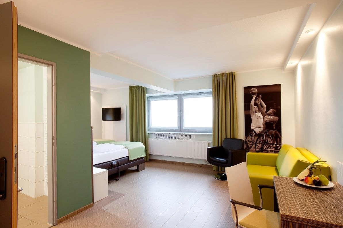 Accessible room in Hotel Sportforum, © Hotel Sportforum