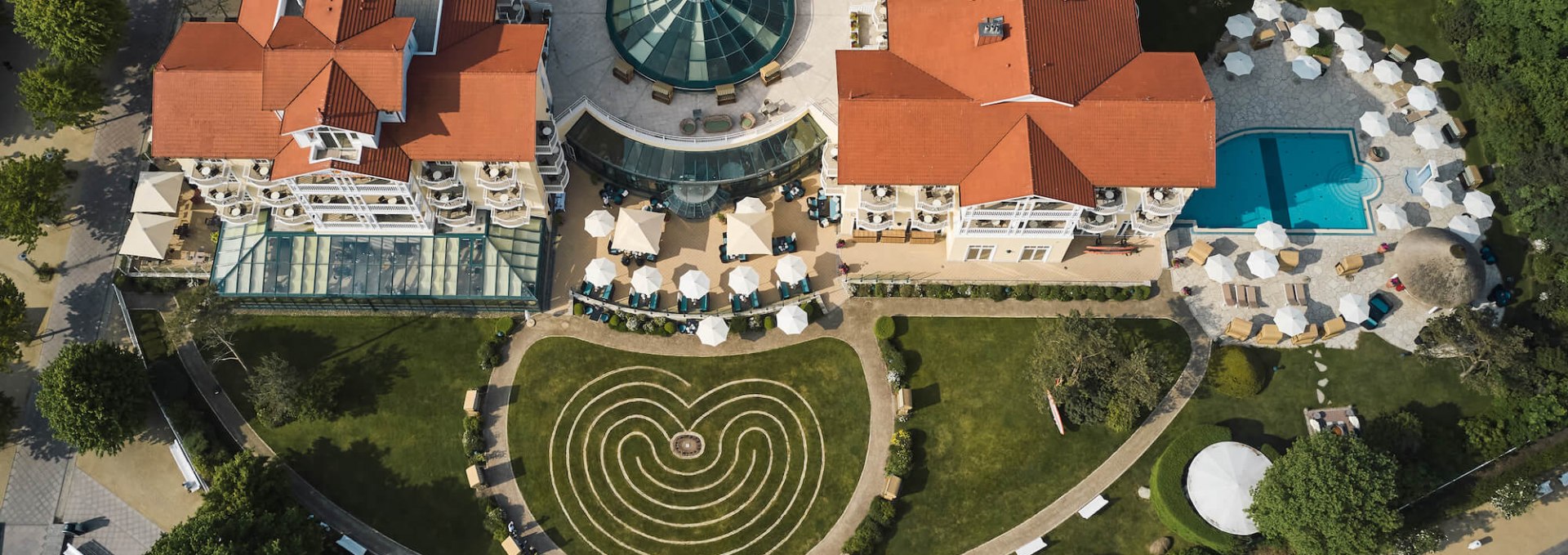 View from above on the Ostseehotel Kühlungsborn, © Arne Nagel