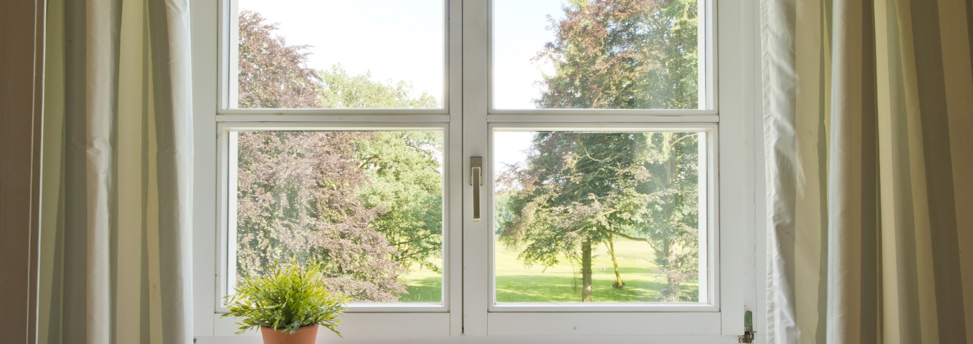 View from the window in the apartment Ermland View in the castle Retzow, © DOMUSImages