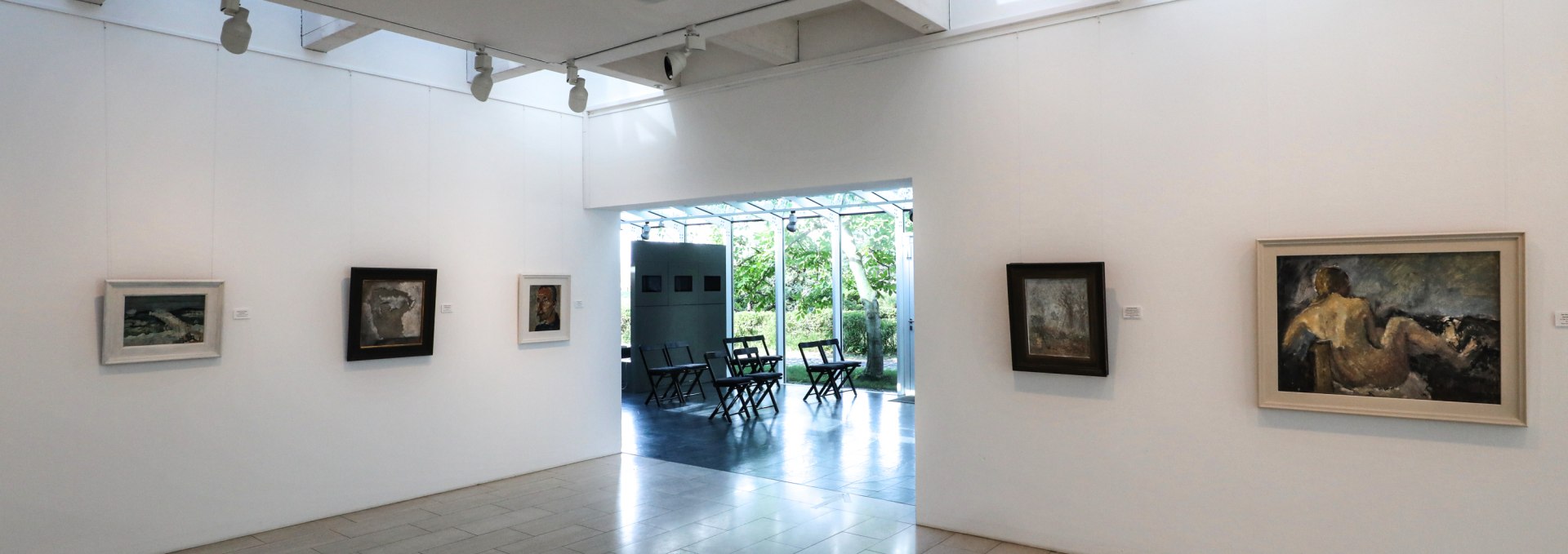 Exhibition space in the Otto Niemeyer-Holstein studio, © TMV/Nikulski