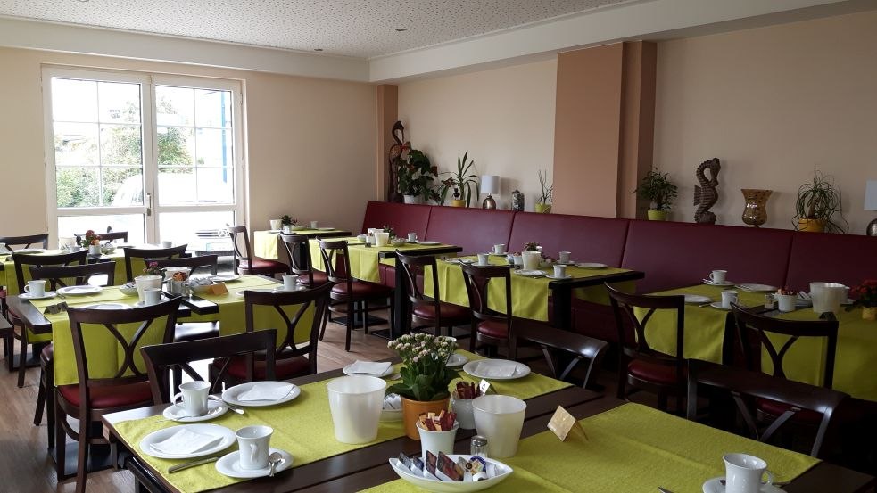 Breakfast room of the Pension Idyll, © Bärbel Ahrens