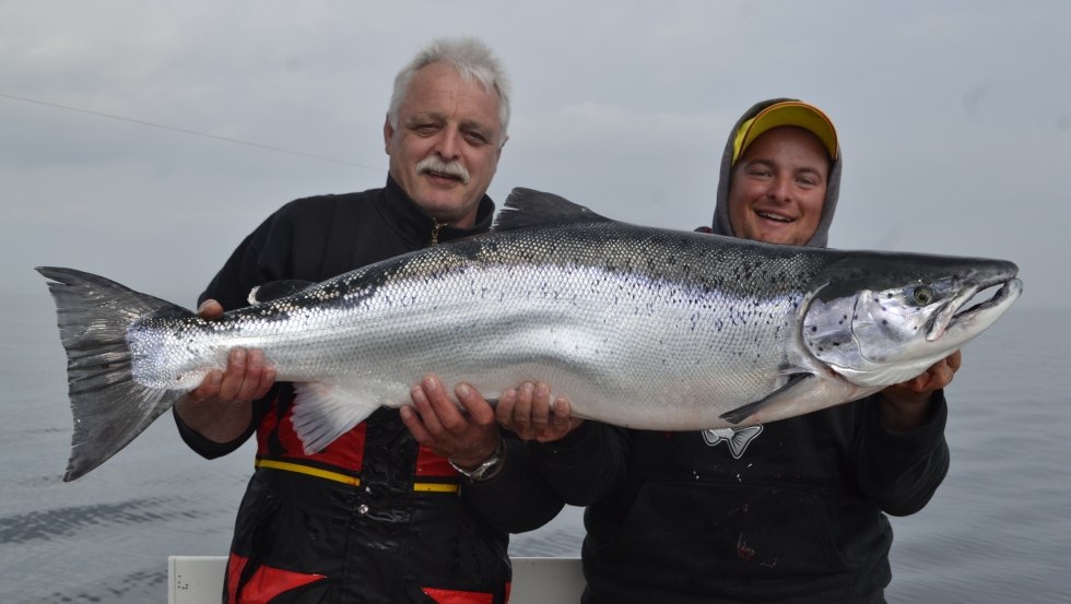 Guided tours for trolling for salmon/sea trout off the Island of Rügen, © Guido Jubelt