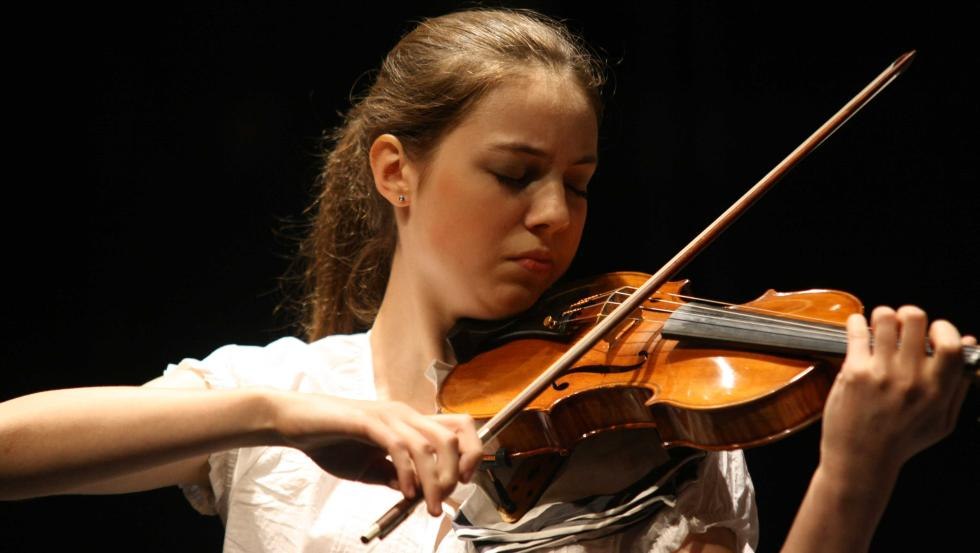 Music student at summer campus, © Ulrike Bals