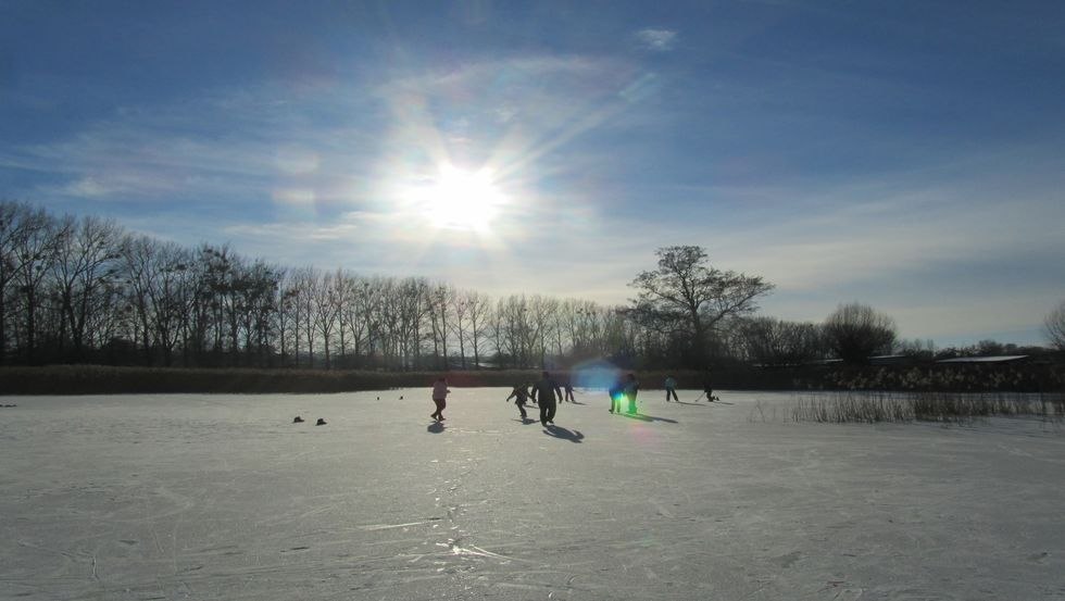 Winter fun in the city park, © Jana Koch