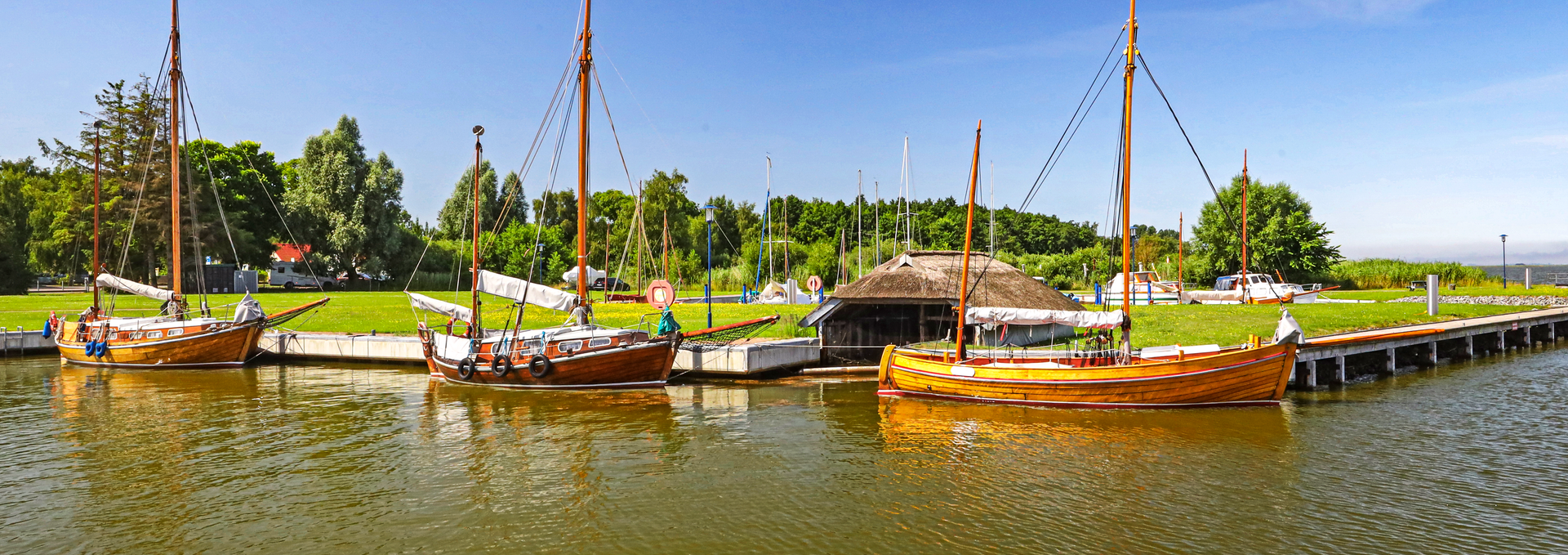 Hafen Bodstedt, © TMV/Gohlke