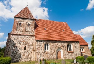 Village church photographed from the south side., © Frank Burger