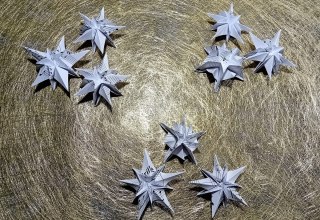 Musical stars on a golden background, © LHS/Christina Lüdicke