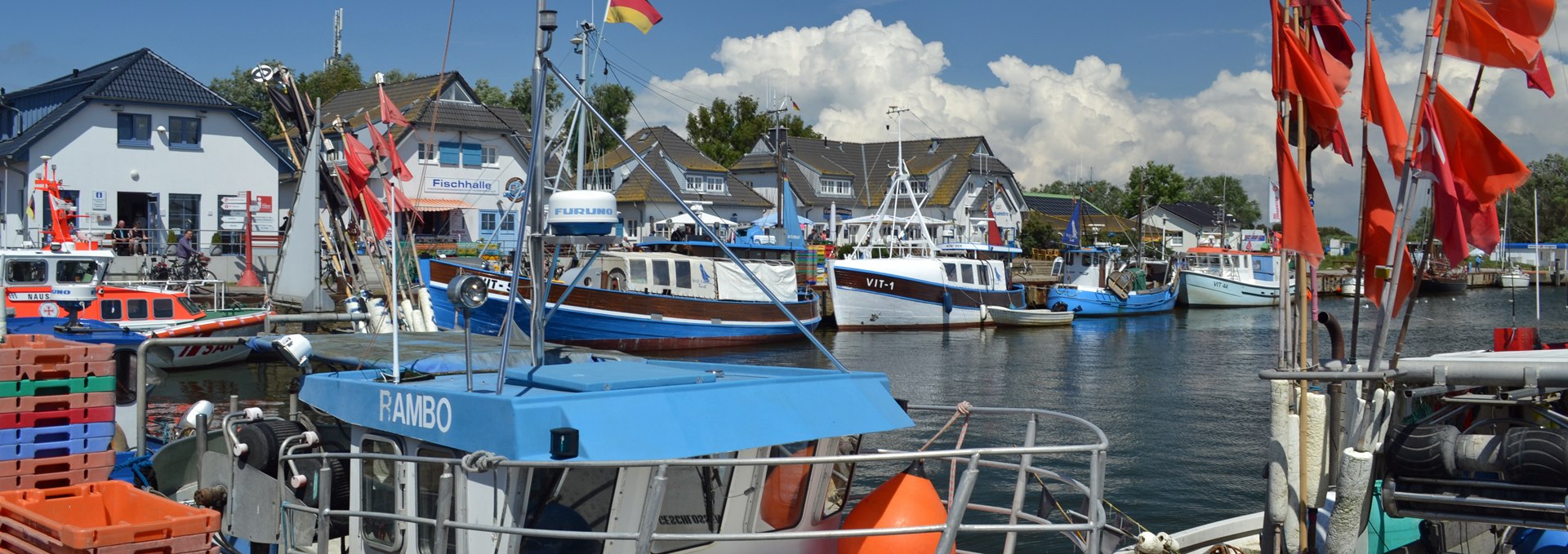 Fishing port in Vitte, © Hiddenseer Hafen- und Kurbetrieb