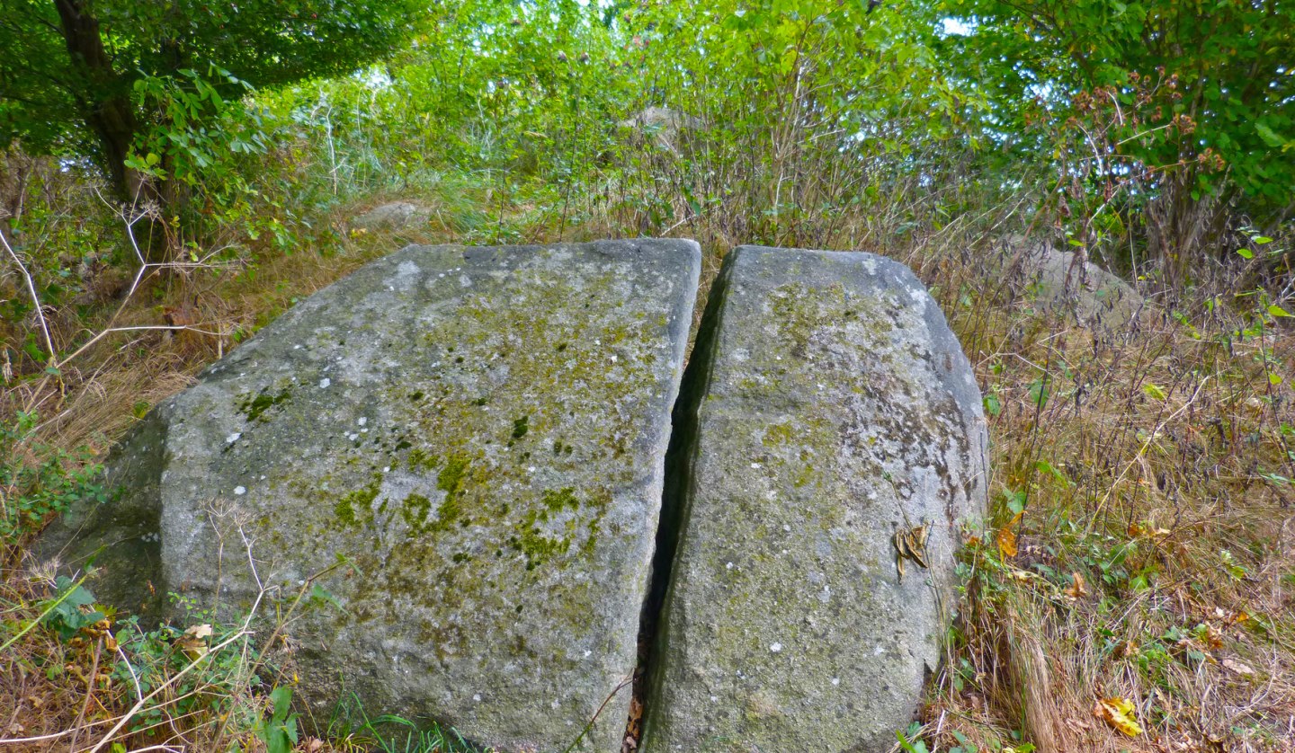 The "Blocksberg" megalithic tomb near Posewald, © Archäo Tour Rügen