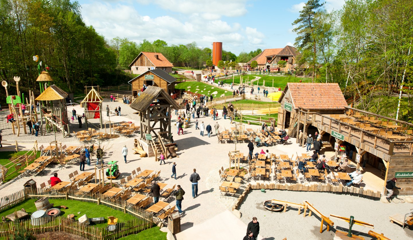 A view over the large adventure village on Rügen, © Karls Erlebnis-Dorf