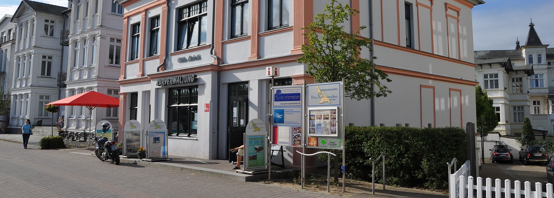 The spa administration in the Dünenstraße, © TMV/Fischer