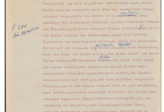 © Aus dem Nachlass, Wolfgang-Koeppen-Archiv